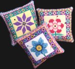 (image for) Three Flower Pincushions